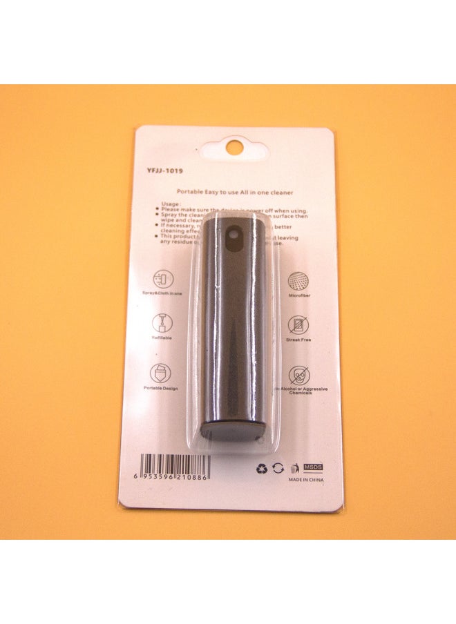 Generic - Mobile Phone Screen Cleaner Spray Wipe Tablet Computer Cleaning Set Portable Touch Screen Cleaner Logo Computer-Color:Oval Cleaner + Cleaning Solution + Pc Shell (Card Blister) Color Order Remarks - Image 1