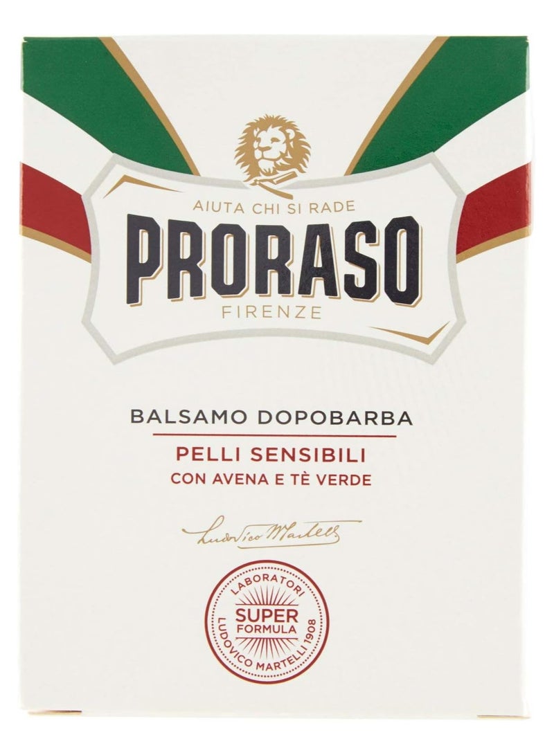 proraso White Aftershave Conditioner for Sensitive Skin 100 ml - Image 1