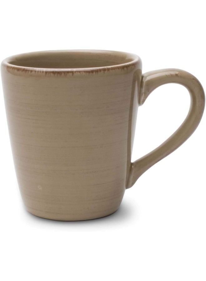 tag طقم عشاء سونوما 16 قطعة من السيراميك المصنوع من الحديد - طريقة أنيقة لإضفاء لون جريء على طاولتك تان - Image 2