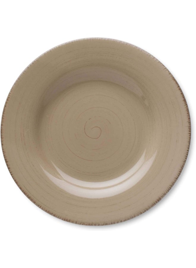 tag طقم عشاء سونوما 16 قطعة من السيراميك المصنوع من الحديد - طريقة أنيقة لإضفاء لون جريء على طاولتك تان - Image 4