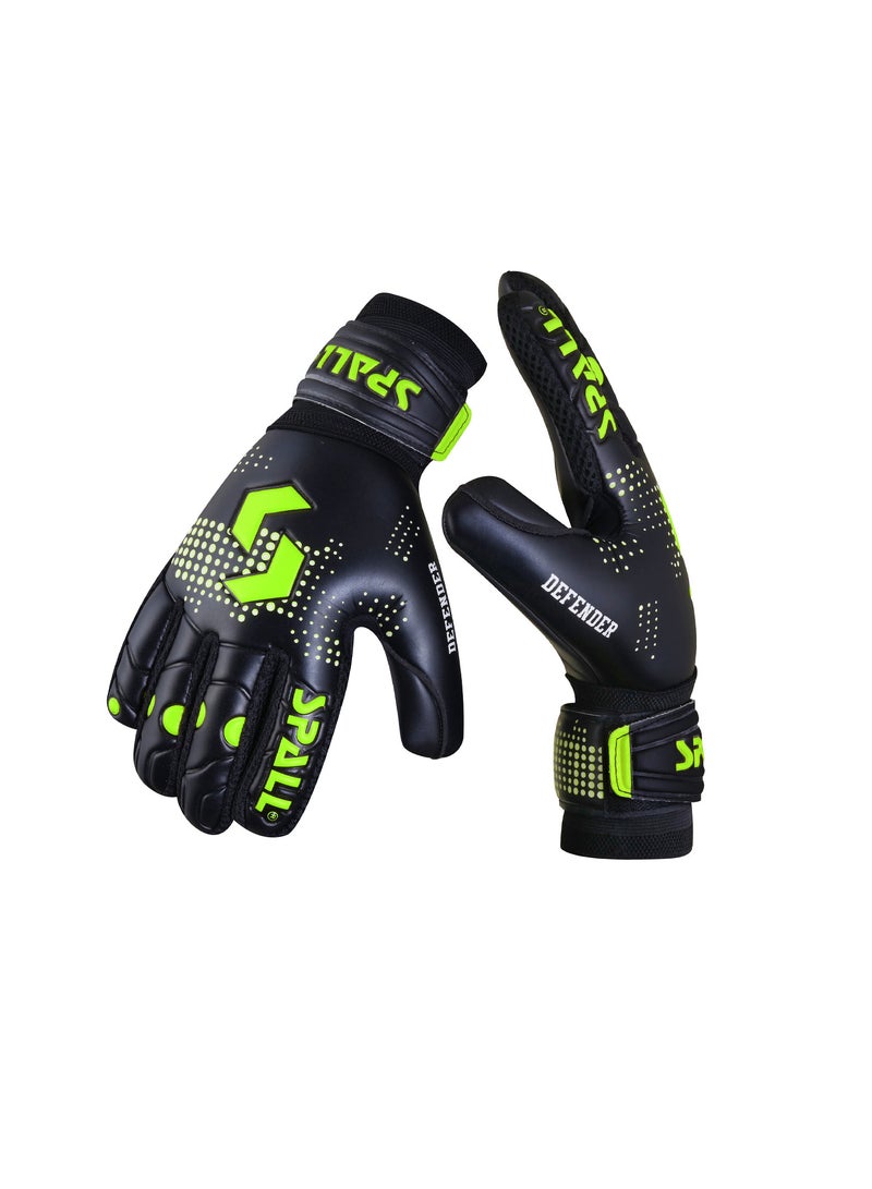 Spall Goal Keeper Gloves Strong Grip With Finger Spine Double Wrist protection Prevent Injuries For The Toughest Saves Goalie Training Gloves For Men And Women  - Image 2