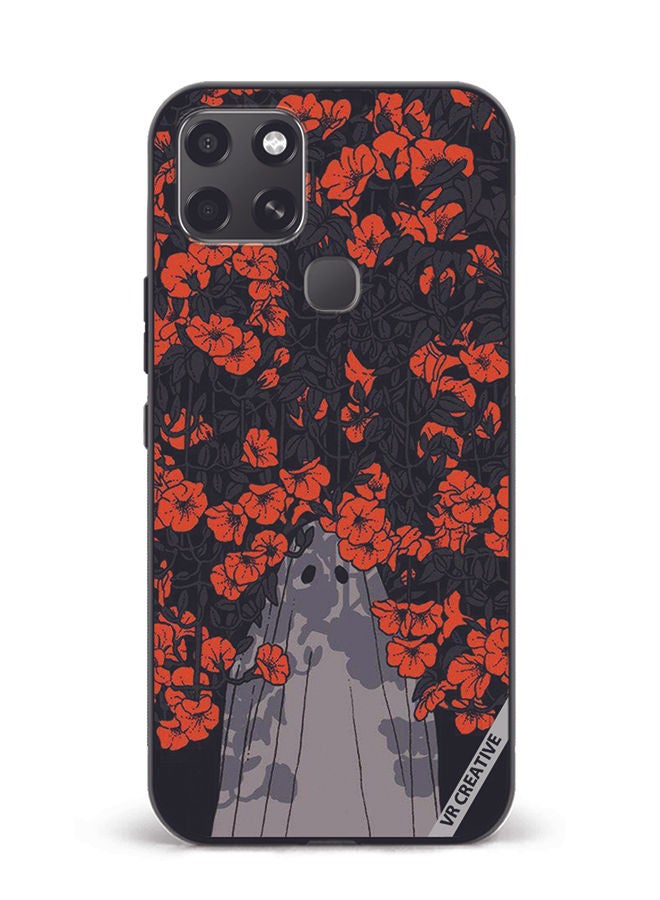 VR CREATIVE Protective Case Cover For Infinix Smart 6 Ghost Design Multicolour - Image 1