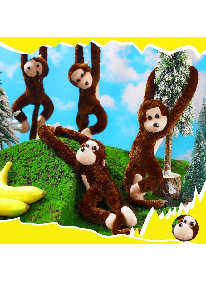 Hungdao 6 Packs Hanging Monkey Stuffed Animal Monkey Toy With Hook And Loop Fasteners Hands Stuffed Monkey Plush Toys For Kids (24 Inch)  - Image 4