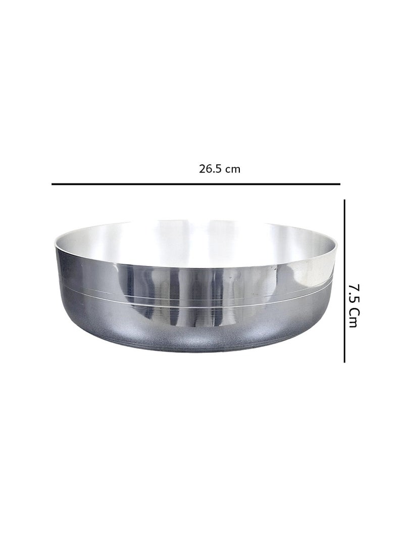 طقم صواني فرن من الألومنيوم مكون من 3 قطع - / 26/28/31 سم - صواني فرن مستطيلة وعميقة للخبز والتحميص واللازانيا والبسكويت والبراوني والبيتزا، متينة ومقاومة للصدأ، سهلة التنظيف وآمنة للاستخدام في غسالة الأطباق - Image 4