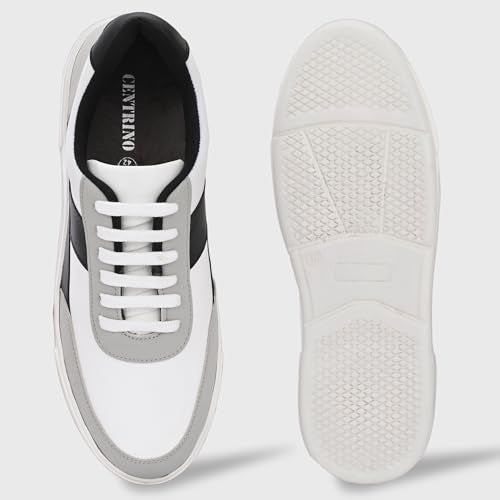 Centrino Men's 3211 White-Black Sneakers (3211-08) - Image 4