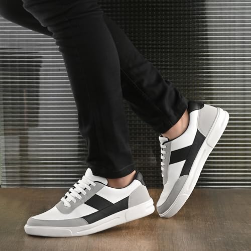 Centrino Men's 3211 White-Black Sneakers (3211-08) - Image 2