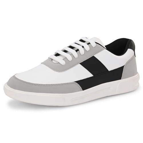 Centrino Men's 3211 White-Black Sneakers (3211-08) - Image 1