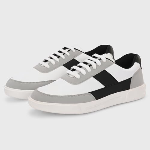 Centrino Men's 3211 White-Black Sneakers (3211-08) - Image 3