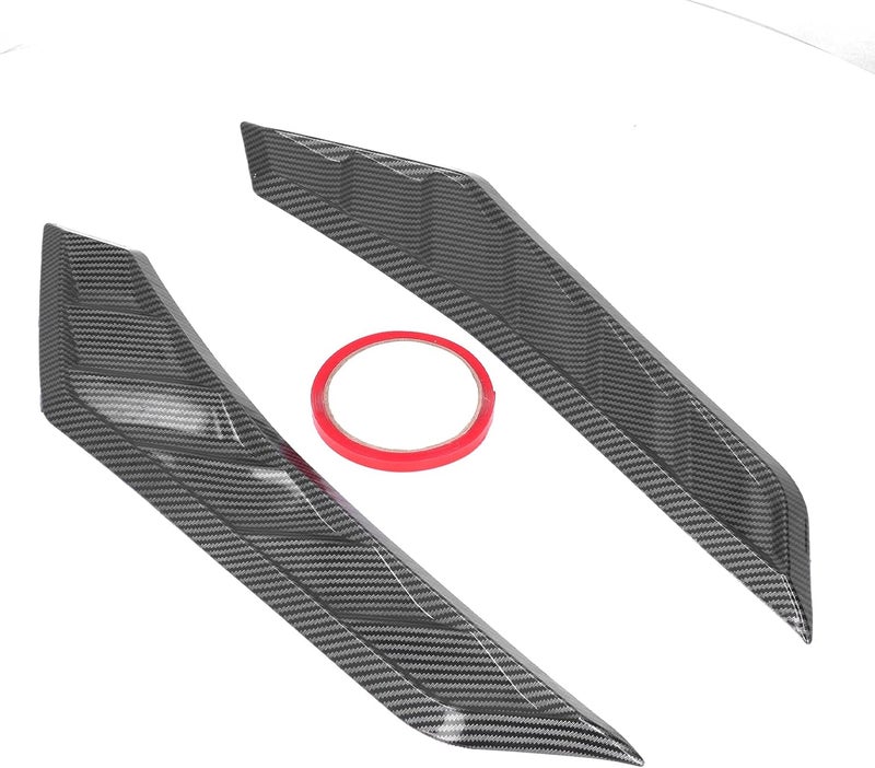 Acouto Ront Bonnet Vent Trim for Car,Easy Installation,and Scratch-,HighGloss Proof Vents,Rubber Bonnet Cover,Car Hood Upgrade,Stylish Accessories, Decoration Trim,Easy Install - Image 1