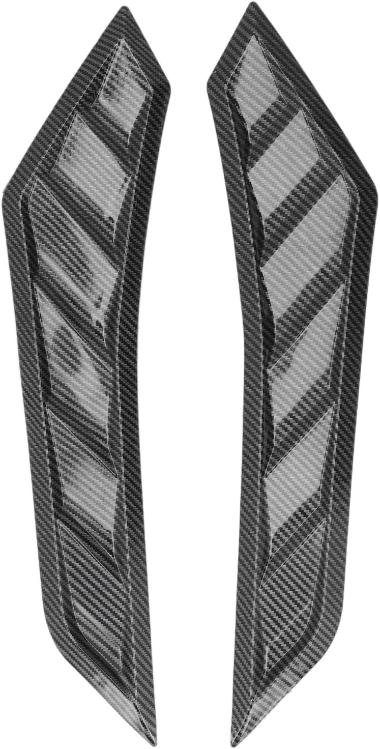 Acouto Ront Bonnet Vent Trim for Car,Easy Installation,and Scratch-,HighGloss Proof Vents,Rubber Bonnet Cover,Car Hood Upgrade,Stylish Accessories, Decoration Trim,Easy Install - Image 3