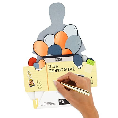 Hallmark Paper Wonder Funny Pop Up Birthday Card (The Office, Dwight Schrute) - Image 5