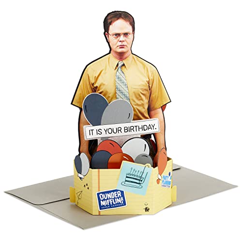 Hallmark Paper Wonder Funny Pop Up Birthday Card (The Office, Dwight Schrute) - Image 1