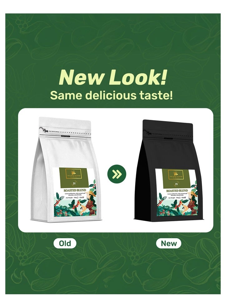 The Caphe Vietnam Roasted Blend Premium Ground Coffee - 500 G | Ethiopian Arabica + Vietnamese Robusta | Premium Coffee Ground - Image 2