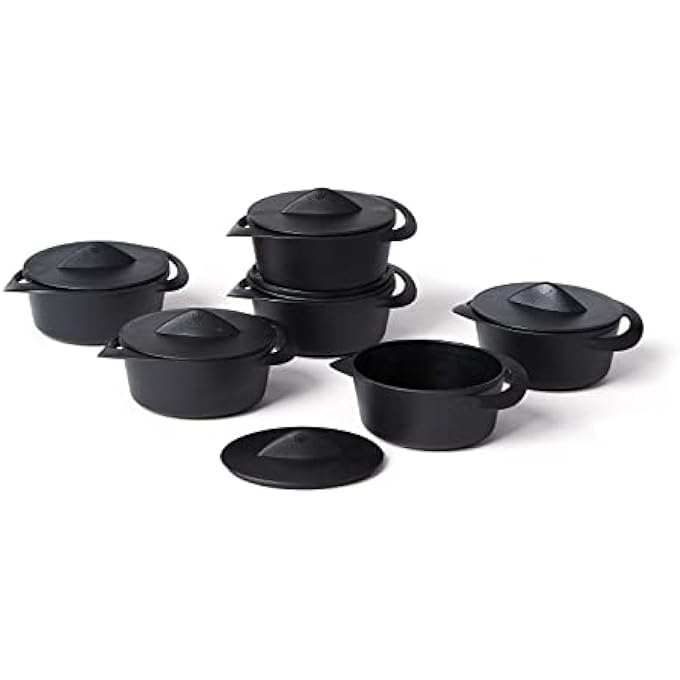 ريحني فن فيرين ميني أوفال كاسرول مع أغطية 75 مل P6Pcsx1Pkt - Image 1