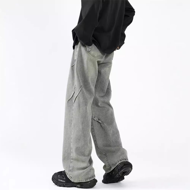 Unisex Casual Daily Denim Jeans - Image 3