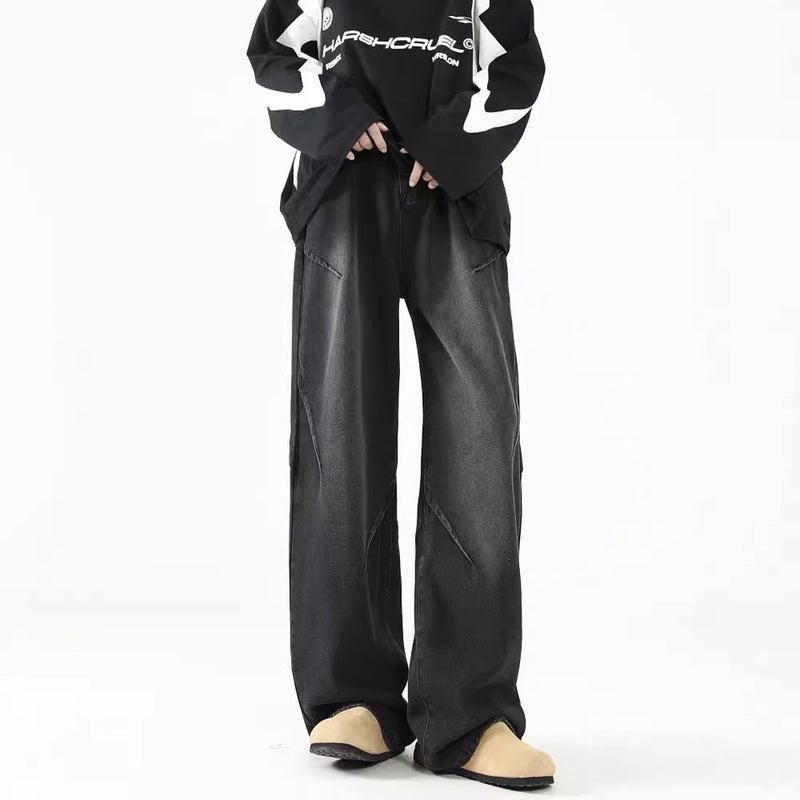 Unisex Casual Daily Denim Jeans - Image 2