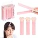 Expressions 4pc Hair Roller Clips Premium Hair Accessories for Women 2In1 Root Lifter Volumizer Curler Set with Styling Clips - Image 2