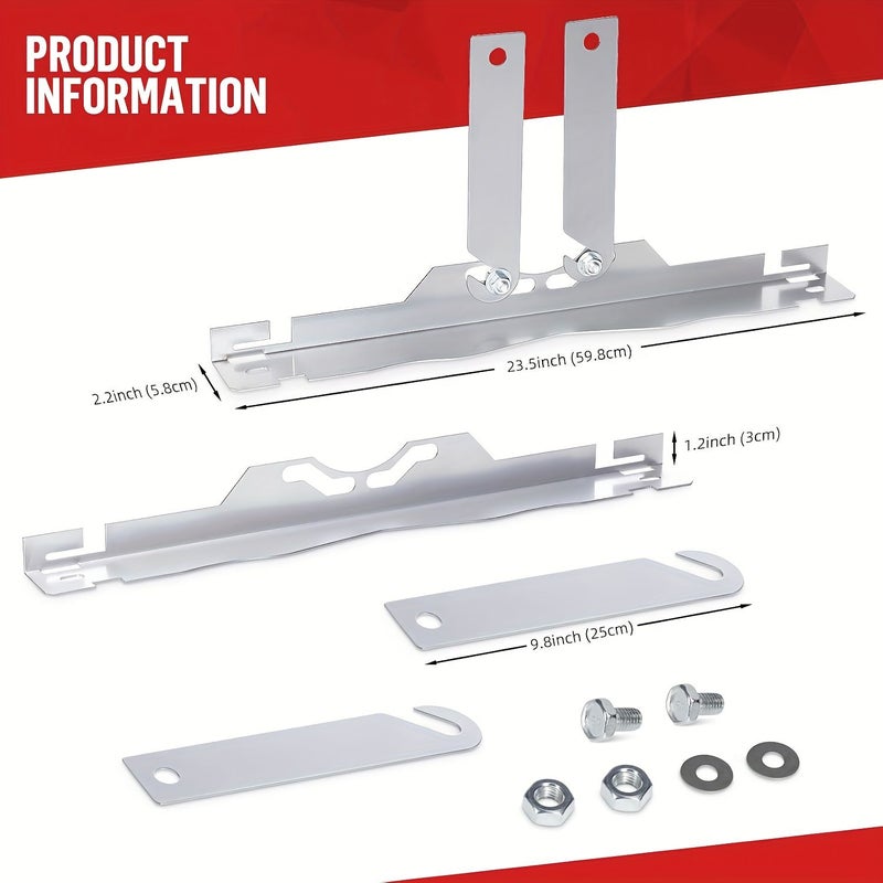 Black 2pcs Wheel Alignment Tool with Connecting Plate for Cars Trucks SUVs - Image 5