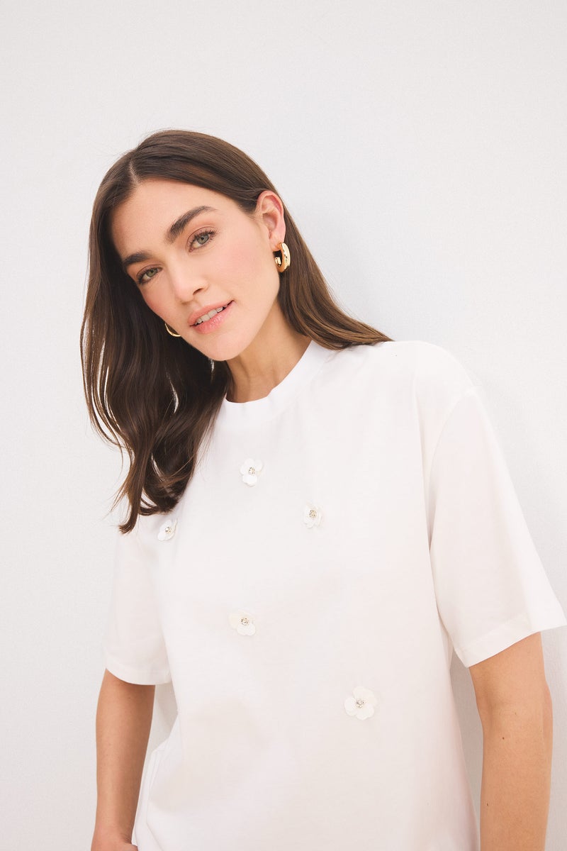 DeFacto Woman Relax Fit Crew Neck Short Sleeve Tunic - Image 4