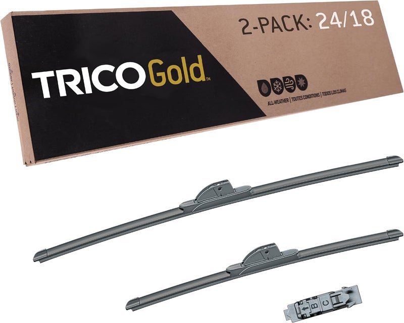 TRICO Gold 24 & 18 Inch Wiper Blades - 2 Pack - Image 1