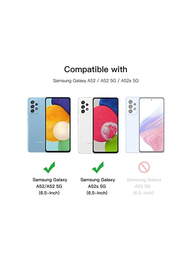 Jetech Screen Protector For Samsung Galaxy A52 / A52 5G / A52S 5G With Camera Lens Protector, Tempered Glass Film, Hd Clear, 2-Pack Each - Image 4
