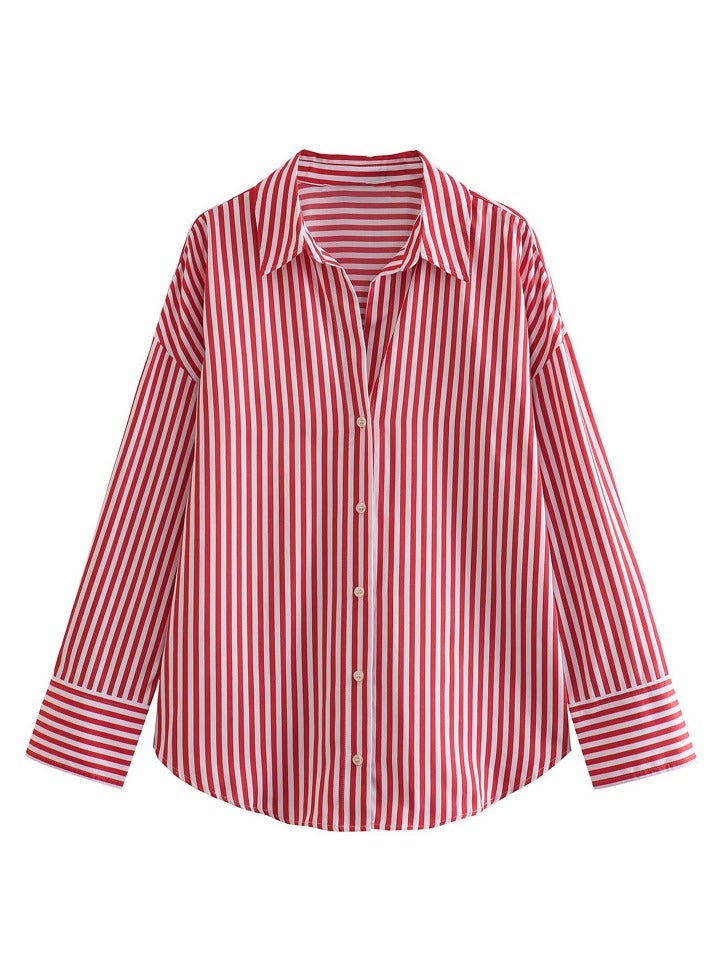 Shougu New Women's Fashion Casual Texture Shirt - Image 1