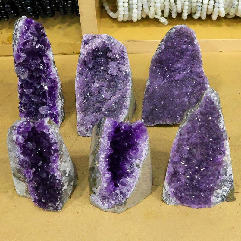 Reiki Crystal Products Reiki Crystal Products Amethyst Cluster Geode Crystal Natural Stone Raw Rough 500 to 600 Gram  - Image 3