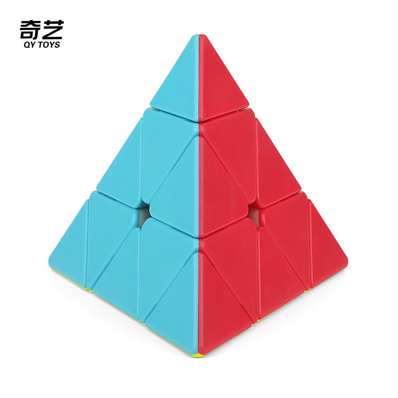 Qiyi Two Three Four Five Order Pyramid Rubik'S Cube Shaped Mirror Rubik'S Cube Children'S Educational Toys Rubik'S Cube - Image 1