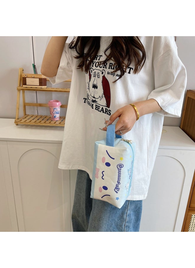 Generic - Cartoon Pencil Bag Large Capacity Multi-function High-value Girl Cute Primary School Stationery Bag Creative Coin Purse Cross-border-Color:Section Nineteen-Size:11.5X20X10 - Image 1