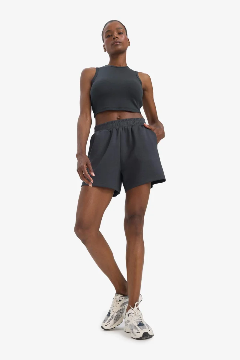 ديفاكتو DeFactoFit Standard Fit Sports Modal Shorts