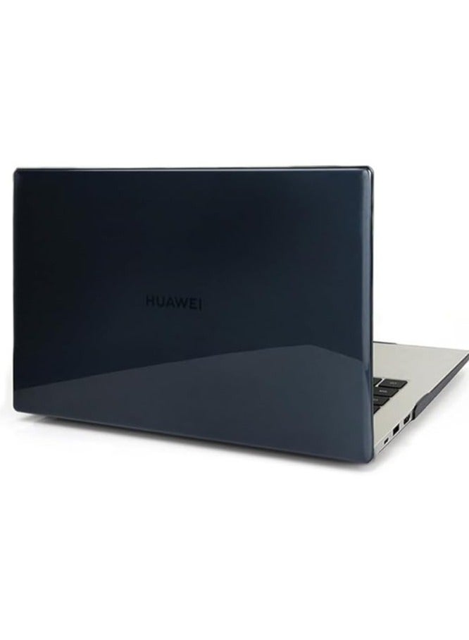 عام حقيبة لابتوب متوافقة مع هواوي ماتيبوك X برو 13.9 بوصة 2020/2021، حالة قوية صلبة لحماية اللابتوب من الماتي بوك X برو، حقيبة رمادية لامعة.