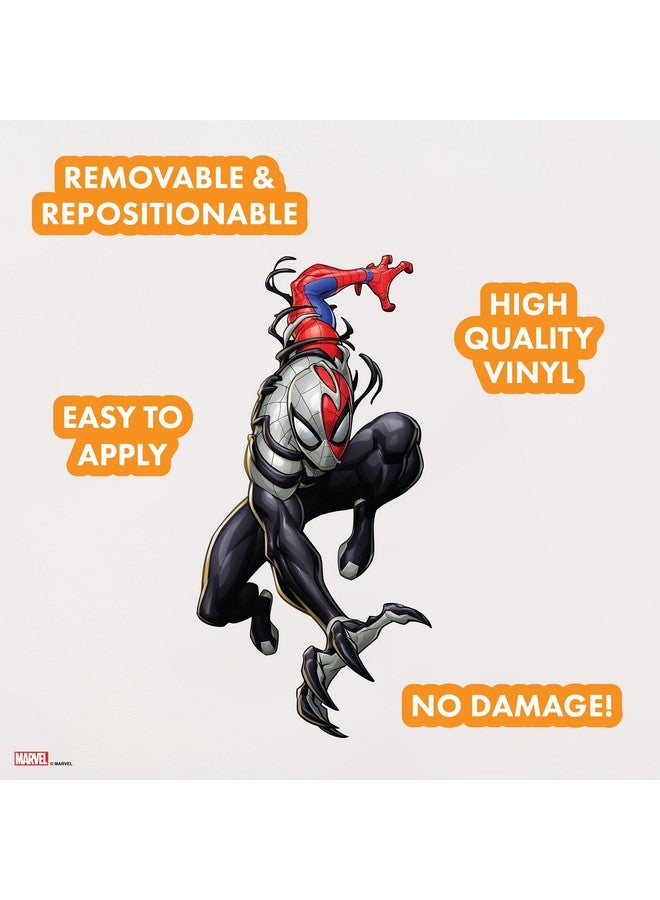Wall Palz Marvel Venomized Spider-Man Wall Decals - Spider-Man Wall Decal - with 3D Augmented Reality Interaction - 27" Tall Venom Symbiote Peel and Stick Room Decor - Image 2