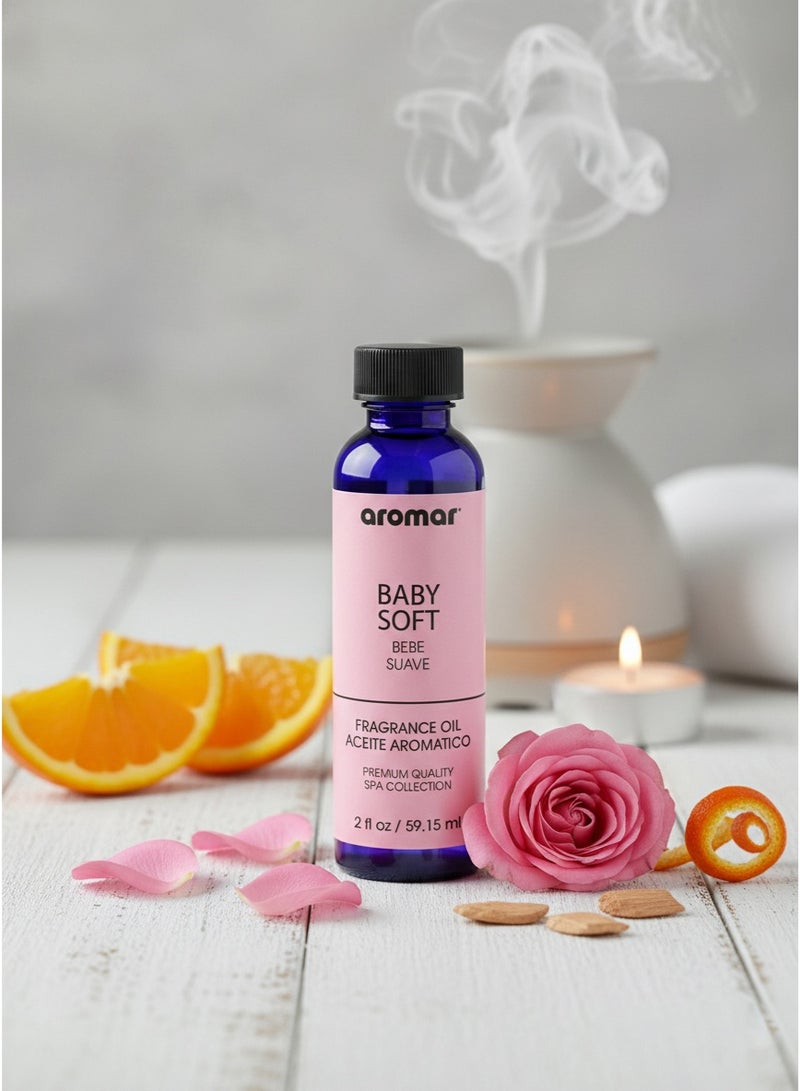 Aromar Spa Aromatic Oil  Baby Soft Fragrance, 59.15ml - Image 1
