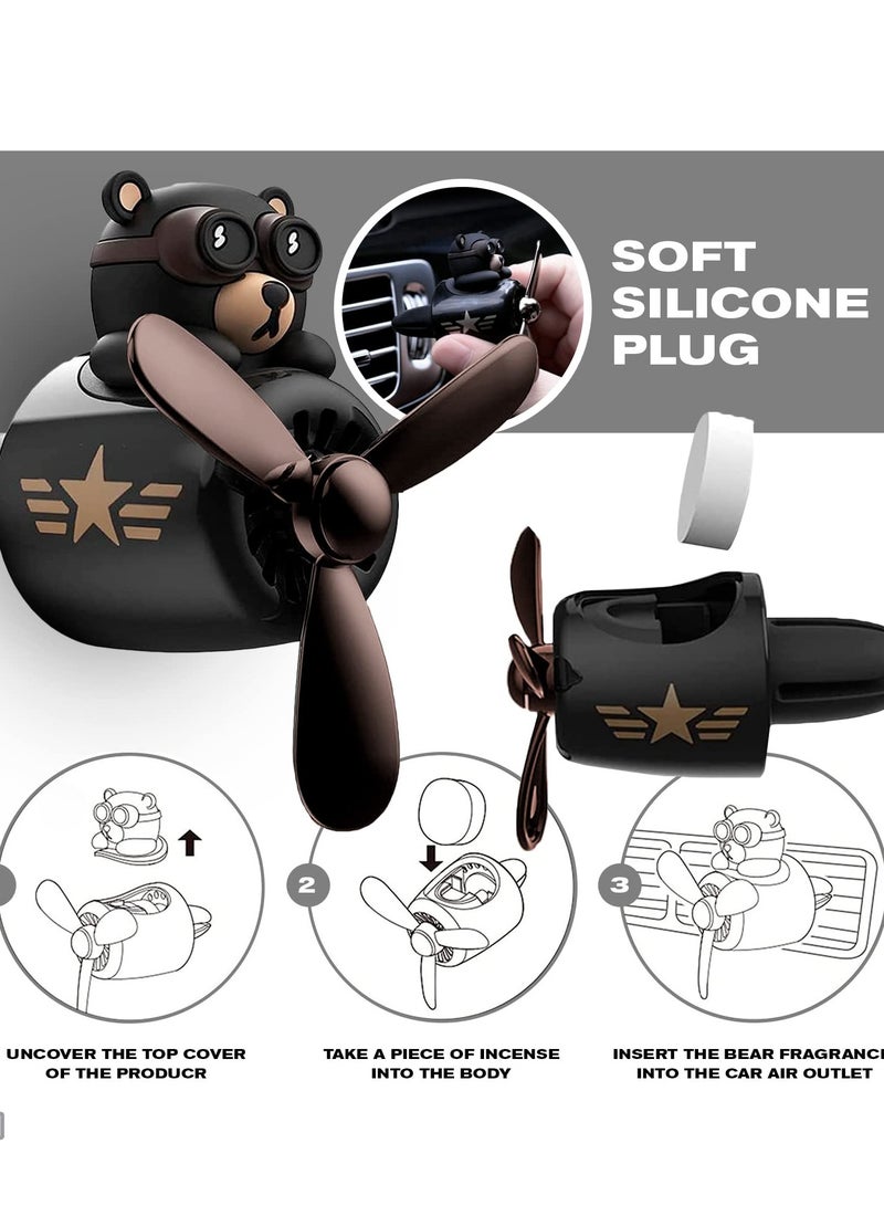 Excefore 3D Auto Perfume Car Aroma Diffuser Flavoring In Car Accessories Gifts Car Decoration Interior Air Vent Clip - Image 3