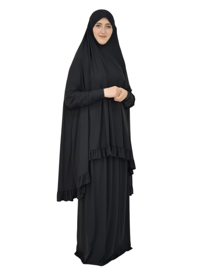 Two Piece Islamic prayer dress women with sleeve - Prayer Clothes for Women - Prayer Abaya For women - Jilbab 2 piece, Umrah essentials for women - Prayer set - pzsku/Z49F70CB68F7CB530B8E8Z/45/_/1714787328/8d66c875-eefd-43fb-9047-645d75af6e45