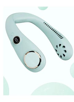 McDou Hanging fan around neck and shoulders with rechargeable battery hands-free USB C cooling for outdoor offices  - Image 1