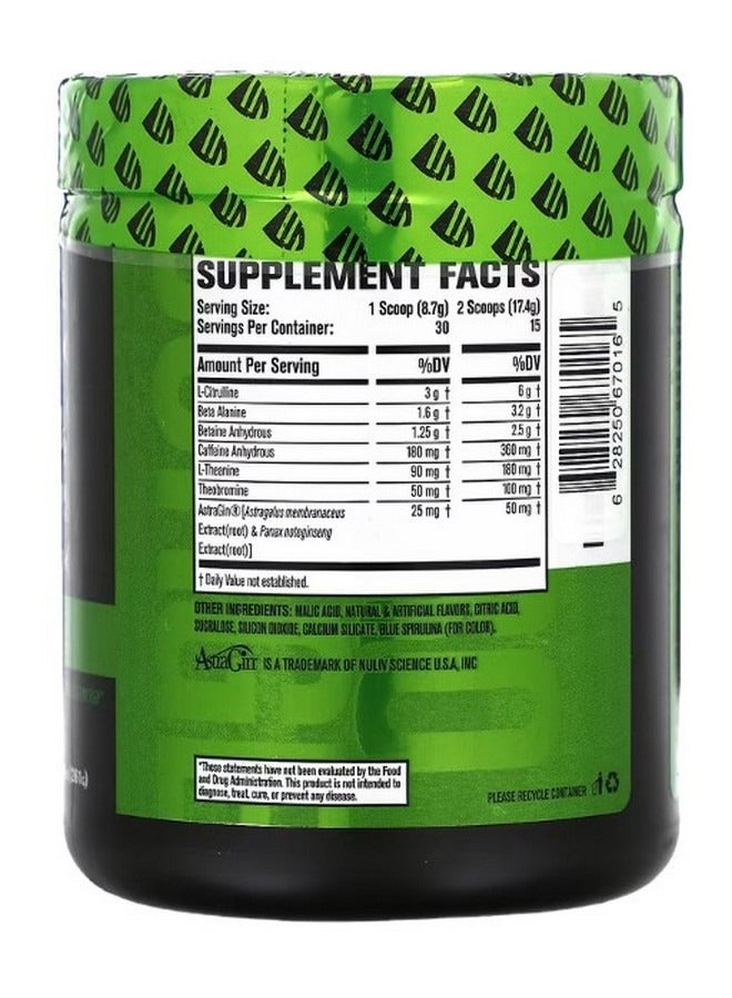 Jacked Factory Nitro Surge Pre Workout Blue Raspberry 9.21 oz 261 g - Image 2