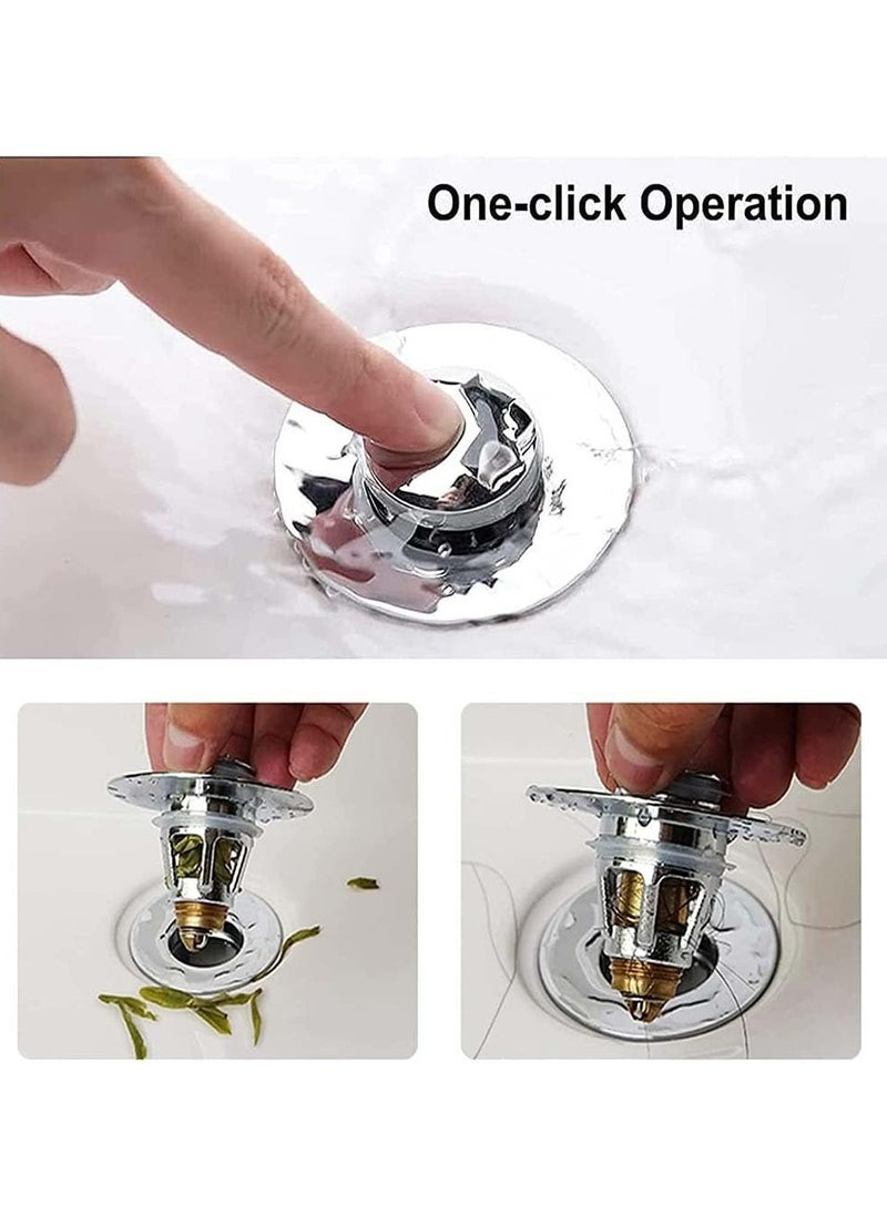 Oasisgalore - 2Pcs Pop Up Sink Plugs - Image 1