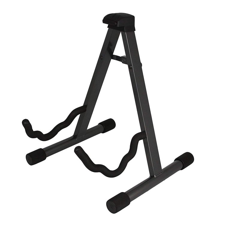 MUSTANG Guitar Stand Foldable Universal A-Frame Style Guitar Stand Black For Acoustic Electric Guitars - Image 2