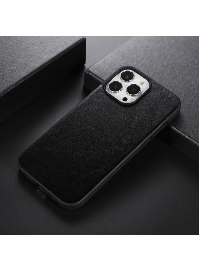 زبون جراب لهاتف iPhone 13 Pro Max جراب هاتف Crazy Horse Texture PU - Image 2