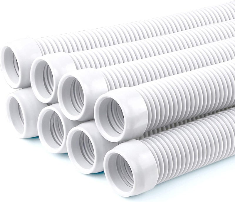 POOLWHALE Vacuum Hose/Replacement Pool Hose -1.5” 8 Hoses for Pool,Spa - Image 1