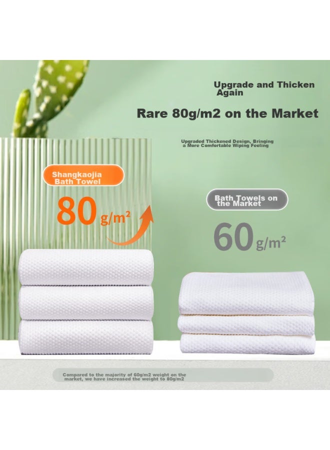 Suncojia Suncojia Disposable Bath Towel, Extra Large And Thick, Portable Bath Towel For Travel And Hotels, Vacuum-sealed 5-pack  - Image 3