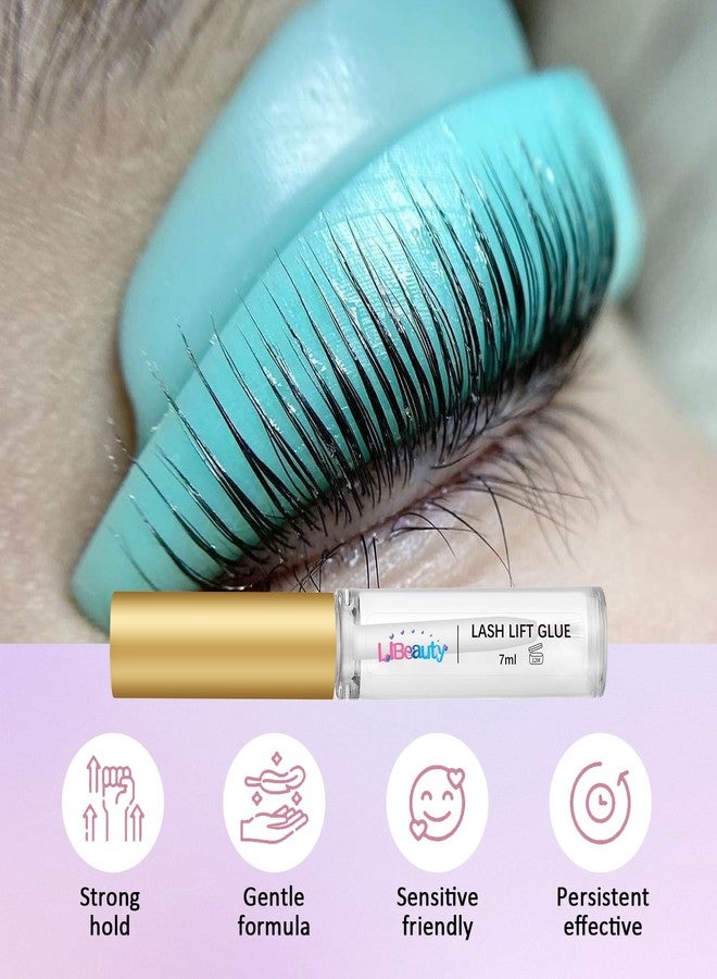 Libeauty Lash Lift Kit 20 Pcs Sachets, Brow Lamination Kit, Individually Packaged Lotion for Salon & Home Use with 5 Sizes L-Curl Shields - Image 4