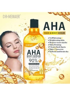 DR.MEINAIER DR-MEINAIER AHA Body Serum Plus Vitamin C&E 90% 500ml  - Image 2