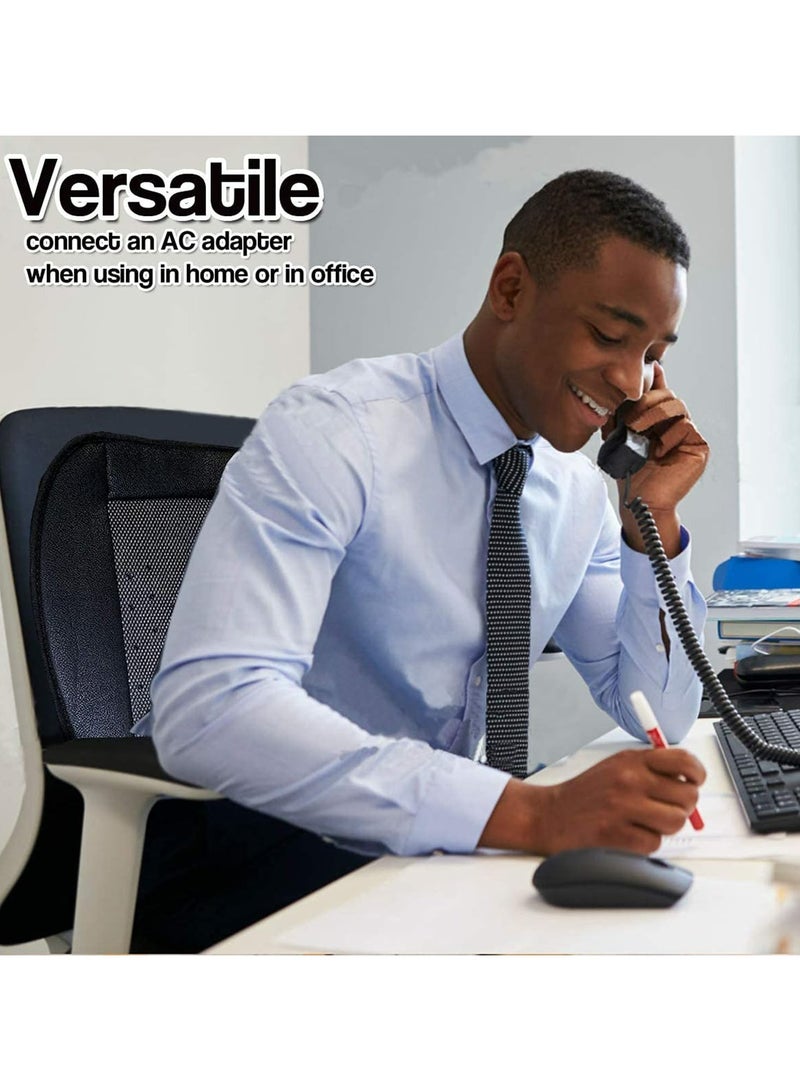 TLAXCA Cooling Car Seat Cushion - Black 12V Automotive Adjustable Temperature Comfortable Cooling Car Seat Cushion - Image 5