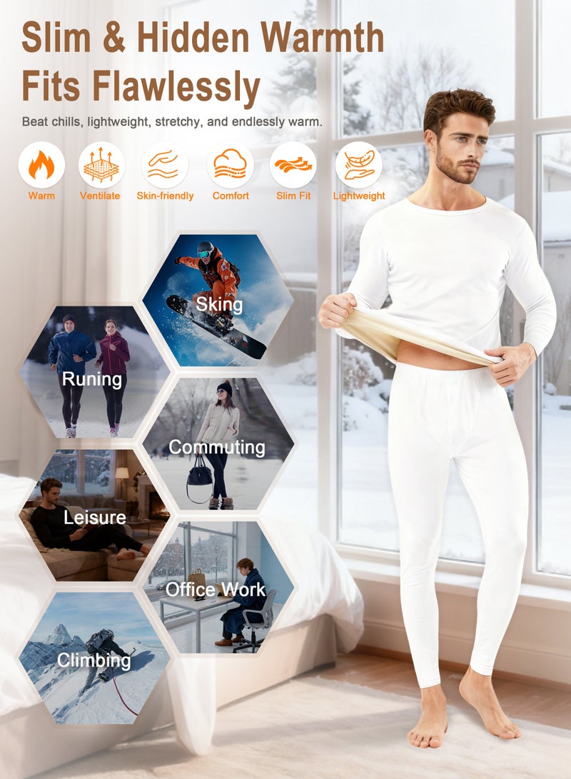 general Thermal Underwear For Men,Thermal Long Johns Top & Bottom Set, Thermal Wear Clothes pants Thermal Base Layer Long Sleeve pajama, Skiing, Hiking, Outdoor Sports - Image 4