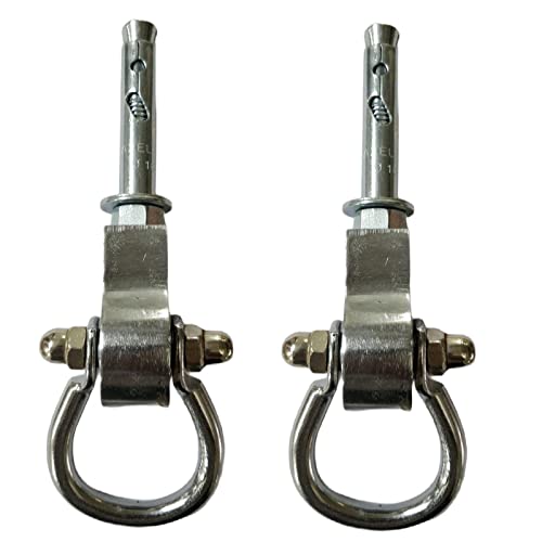 Kaushalendra Heavy Duty Hanging Hammock Hook Bearing Kada with Fastener - Capacity 320 kg (2 Pieces), Silver - Image 5