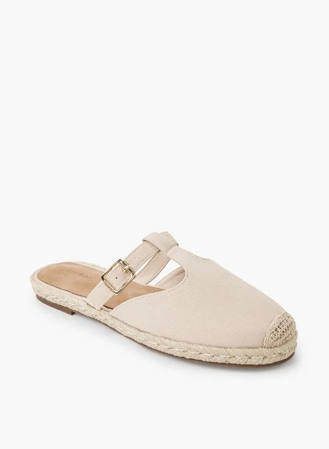 ببرمنة Women Buckle Detail Mules