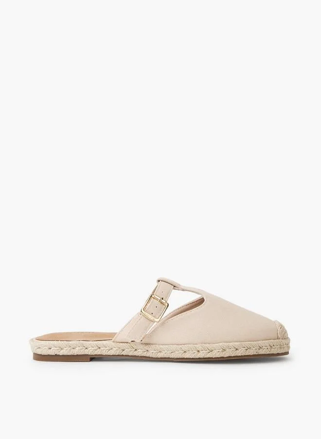 ببرمنة Women Buckle Detail Mules