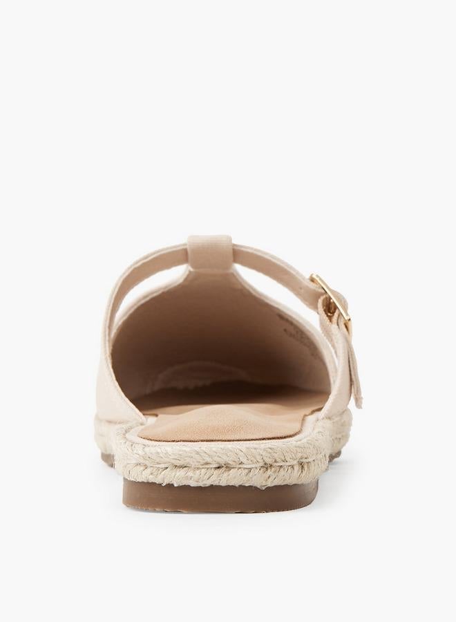 Peppermint Women Buckle Detail Mules - Image 4